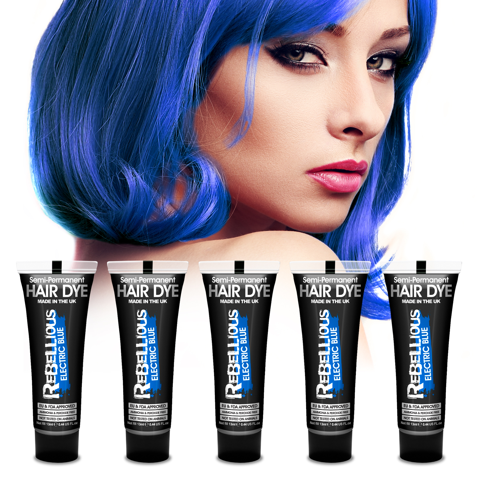 Blue Permanent Hair Dye Uphairstyle